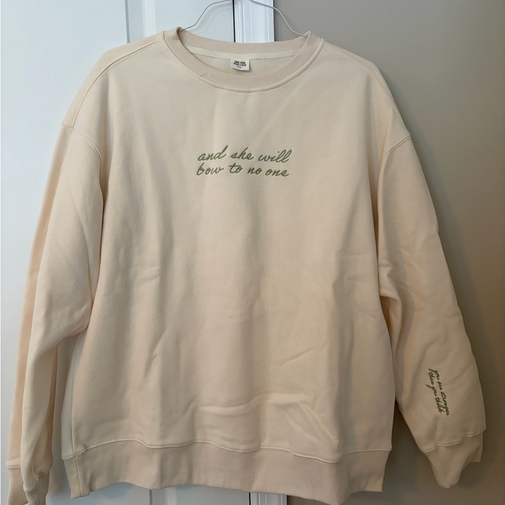 NWOT See The Way I See Crewneck